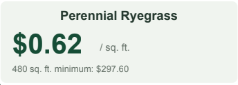 Ryegrass Sod